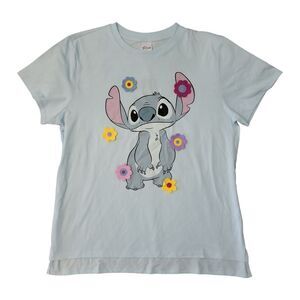 Stitch - Ladies Crochet Character Lightweight Soft & Comfortable Jersey Fabric T